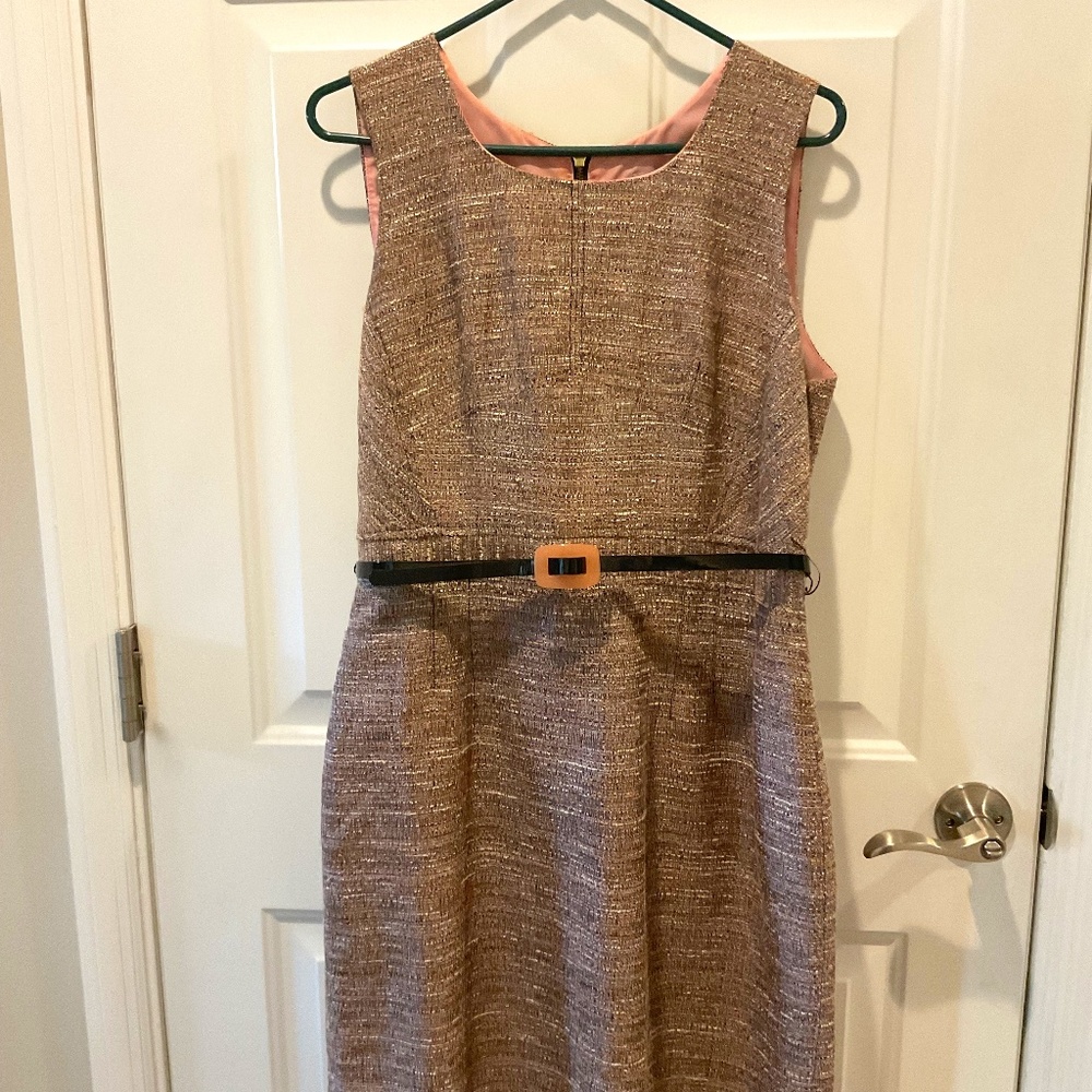 Worthington vintage lined jumper with belt. Size 16.